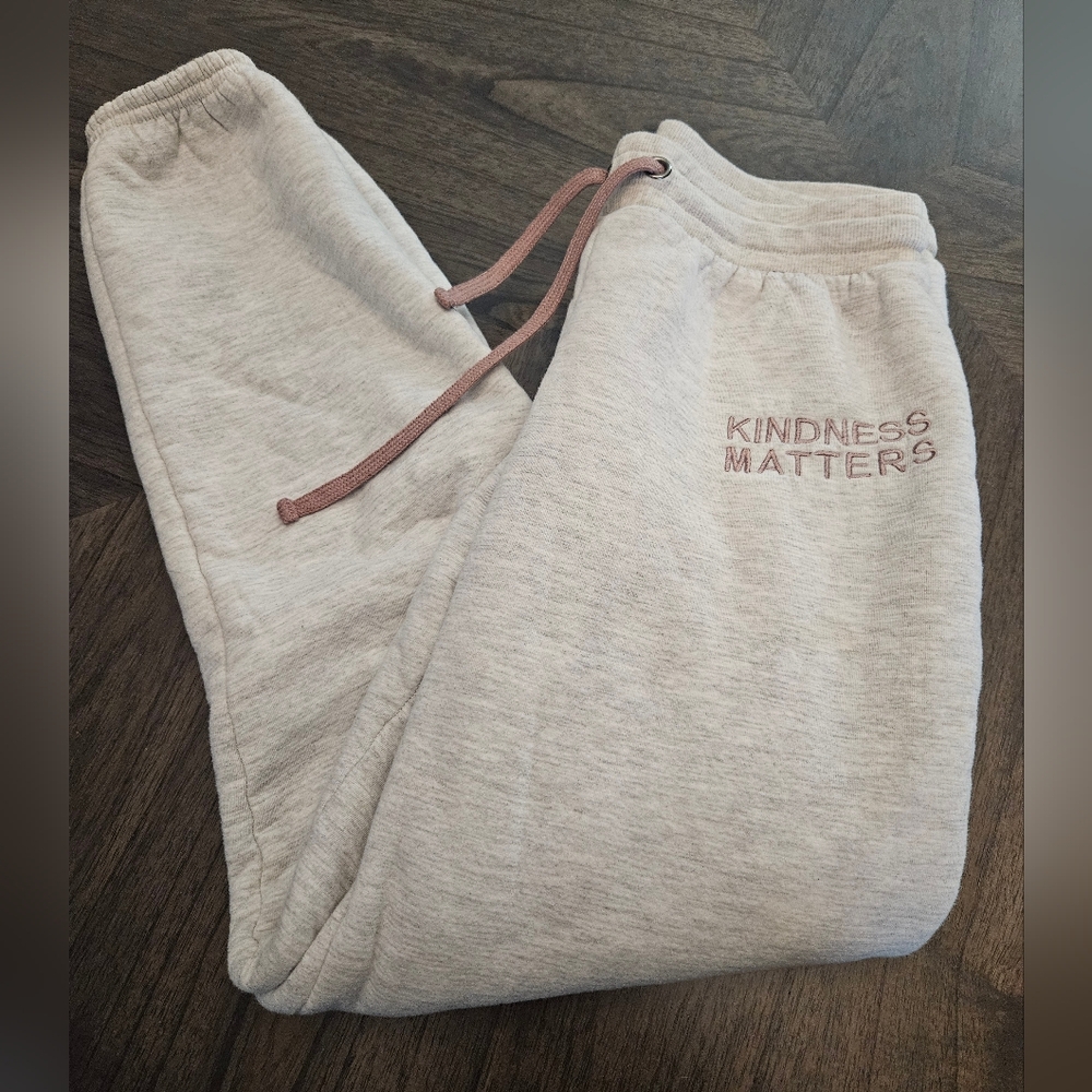 Kindness Matters Kids Gray Sweatpants